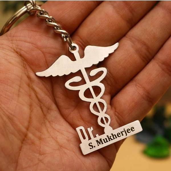 Stainless Steel Keychain DR.