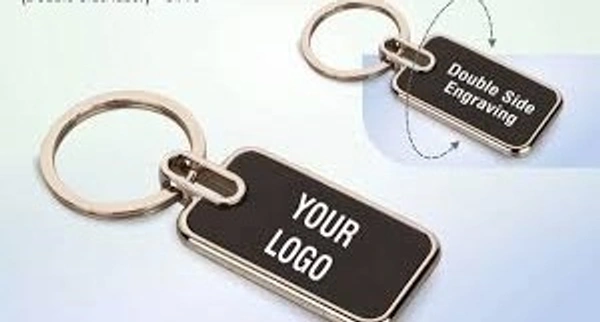 Metal Keychain Rectangle