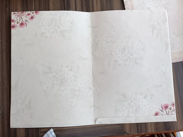 Fancy Wedding Card 2233 - 7.2x10.2, Twilight