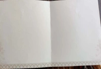 Fancy Regular Wedding Card 3113 - 7.5x9.7, cream color