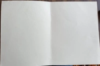 Havy Sheet Larg Size Wedding Card - 8.2 X 10.5, White