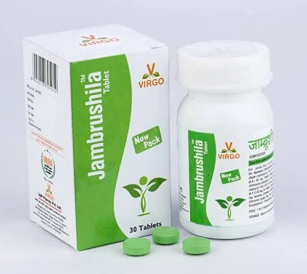 VIRGO UAP PHARMA JAMBRUSHILA जांब्रूशिला - 100 Tab X 2Pack