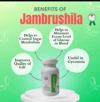 VIRGO UAP PHARMA JAMBRUSHILA जांब्रूशिला - 100 Tab X 2Pack