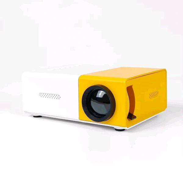 Pro Mini Portable LED Projector with Multiple Interfaces Like AV, Audio, USB, HDMI, Micro SD, Film Projector for Children's, Home Cinema, Compatible with Smartphone/Laptop/PS4/Firestick