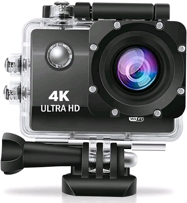 Smart 4K Camera 30Fps Action Digital Camera Ultra Hd Underwater Digital Camera 170 Degree Wide Angle 98Ft Waterproof Digital Camera (4K Ac) Black Roller Camera.