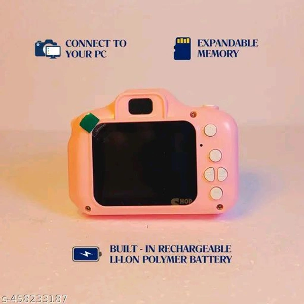 Generic Happy Choices - Kids Digital Camera, Toddler Camera, Kid Camera with 2 Inch Screen Camera for Kids, Toys for above3 to 12 Years Old-with SD Card (Blue) - camera-001, Pink, Free Size
