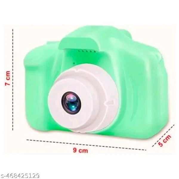 Generic Happy Choices - Kids Digital Camera, Toddler Camera, Kid Camera with 2 Inch Screen Camera for Kids, Toys for above3 to 12 Years Old-with SD Card (Blue) - camera-001, Screamin' Green, Free Size