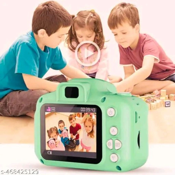 Generic Happy Choices - Kids Digital Camera, Toddler Camera, Kid Camera with 2 Inch Screen Camera for Kids, Toys for above3 to 12 Years Old-with SD Card (Blue) - camera-001, Screamin' Green, Free Size