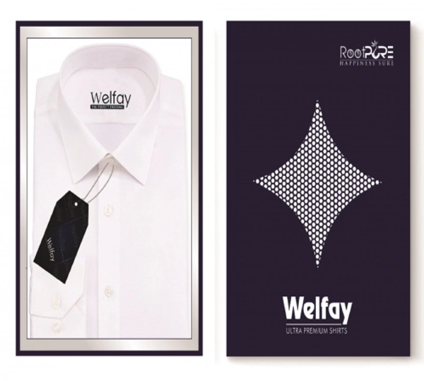 Welfay Ultra Premium Shirt - White - : 38 cm, White