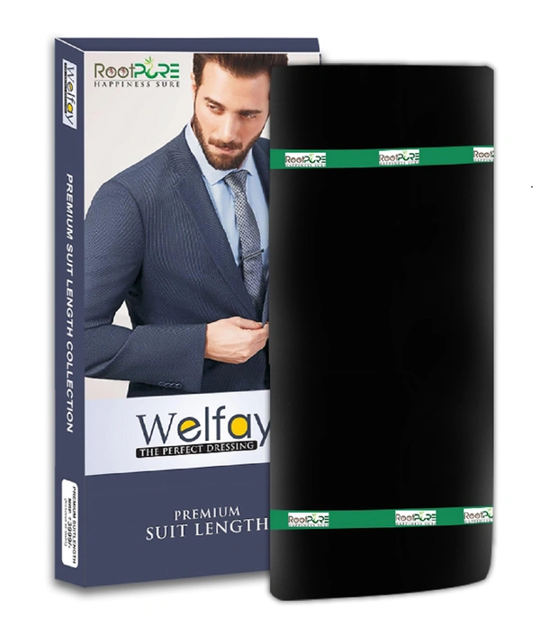 Welfay Suit Length - Black - Black, 3 METER