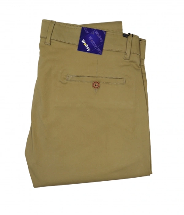 Welfay Non Denim Trouser - Light Brown - Bourbon, : 36 cm