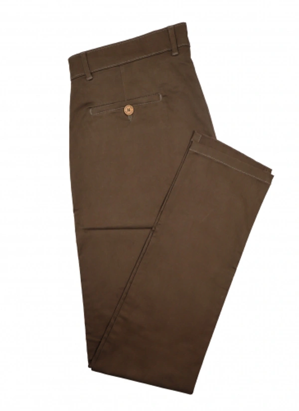 Welfay Non Denim Trouser - Dark Brown - Dark Brown