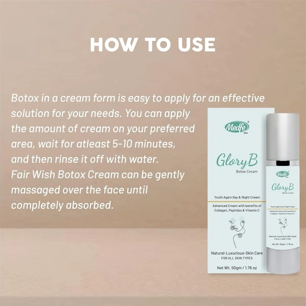 Glory B Botox cream - 50gm