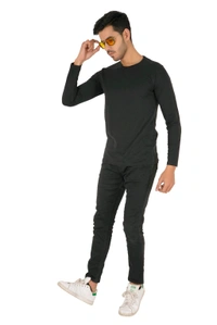 BLACKSANDWHITE Blacksandwhite Slim Fit Black T-shirt - L