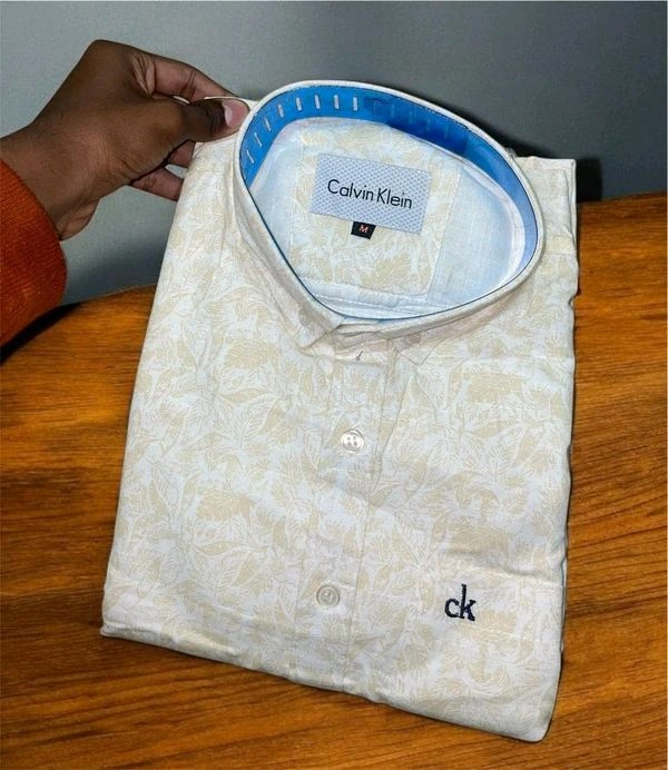 CK Shirt Regular fit printed Formal Shirt - L-40