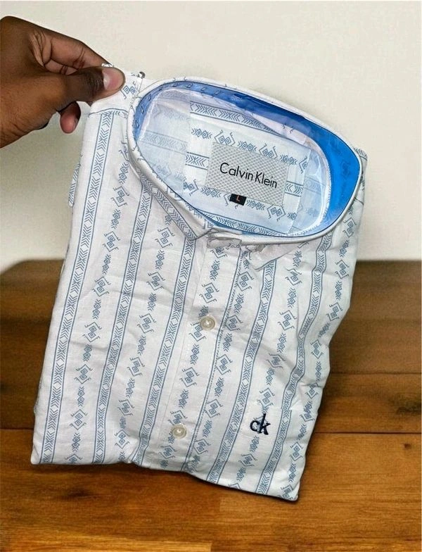 CK Shirt Regular fit printed Formal Shirt - XXL-44