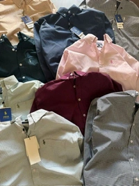 RL POLO Shirt Regular fit Gingham Checkd Formal Shirt - M-38