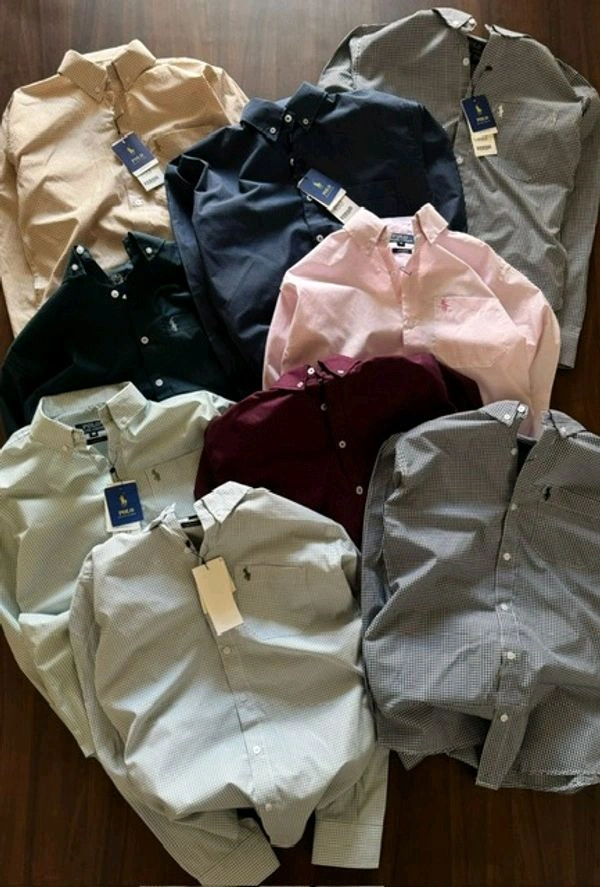 RL POLO Shirt Regular fit Gingham Checkd Formal Shirt - XXL-44