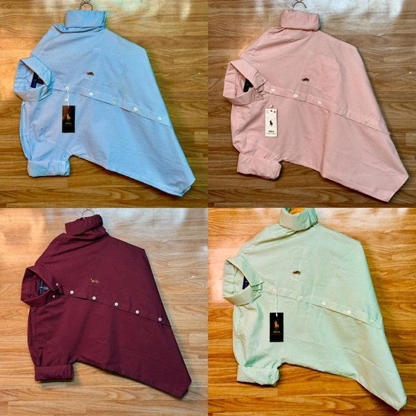 RL POLO Shirt Regular fit Checkd Formal Shirt (Pack Of 4) - XXL-44