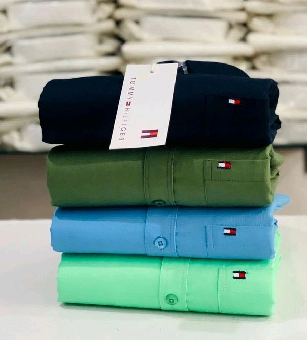 Tommy| 4 Pc Combo| Cotton Regular Fit Shirt - M