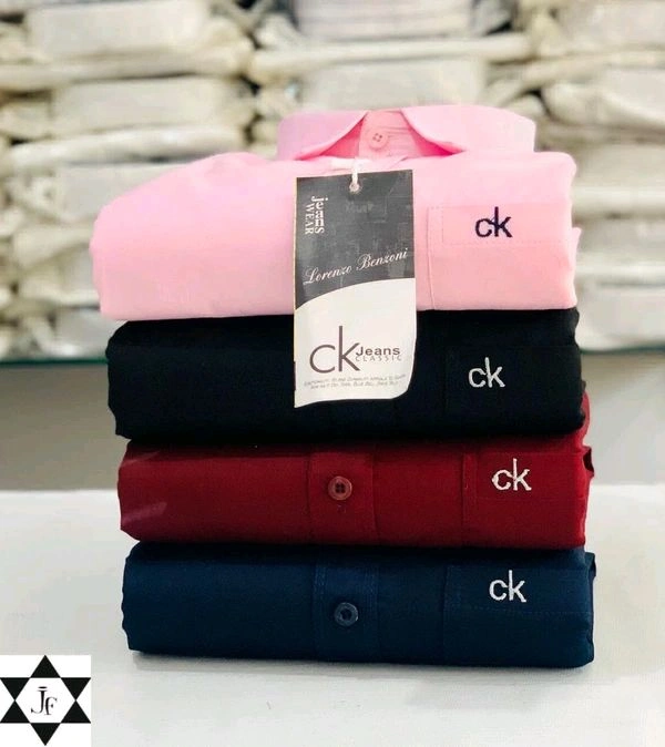 CK | 4 Pc Combo| Cotton Regular Fit Shirt - M