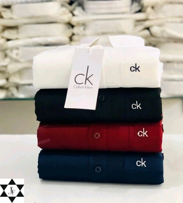 CK | 4 Pc Combo| Cotton Regular Fit Shirt - L
