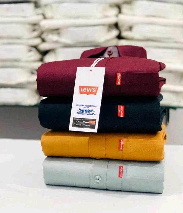 Plain Shirts For Men|4 Pc Combo| Cotton Regular Fit Shirt - XL