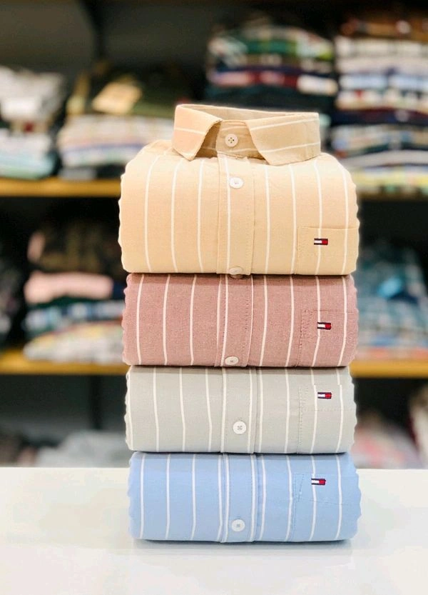 (Pack of 4) Regular Fit Cotton Lining Shirt - L