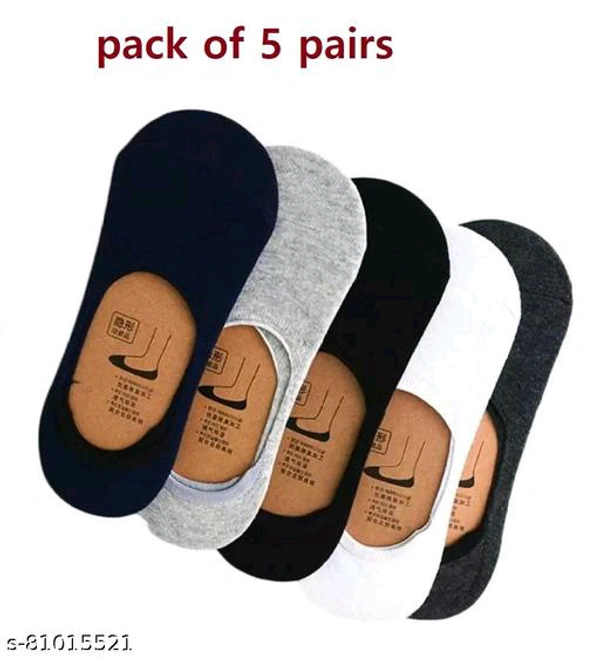 Casual Latest Men Socks Color: MulticolorFabric: CottonLength: Ankle lengthNet