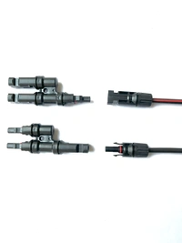 Solar 2 in 1 MC4 Connector 1500V 50A - With 1 Pair MC4 Connector