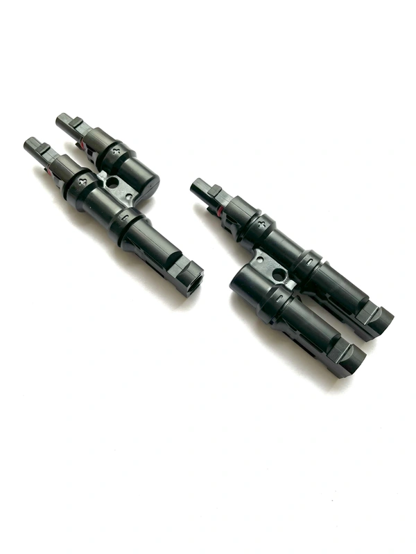 Solar 2 in 1 MC4 Connector 1500V 50A - With 1 Pair 10 Sq. MM MC4 Connector (For 10 Sq.MM Wire)