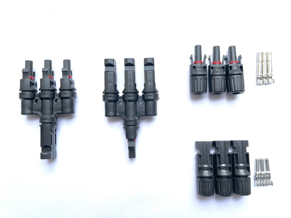 Solar 3 In 1 MC4 Connector 1500V 50A - With 3 Pair MC4