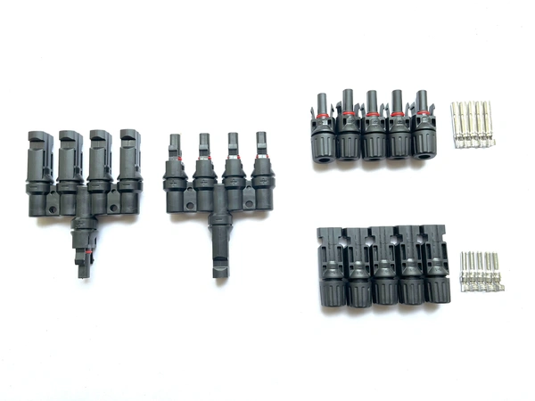 Solar 4 in 1 MC4 Connector 1500V 50A - With 5 Pair MC4 Connector