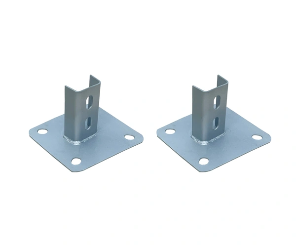 Solar Panel Mounting Base Plate 41X41mm - 2 Pieces