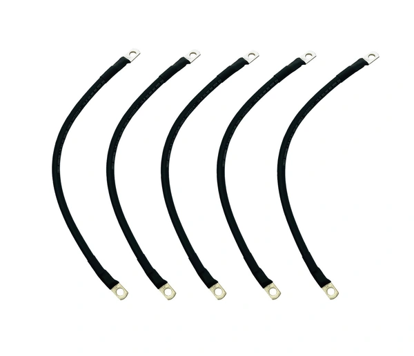 Waaree Wacab 16 Sq. MM DC Battery Connecting Cable with Ring Lugs - 5 Pieces, 1 Feet