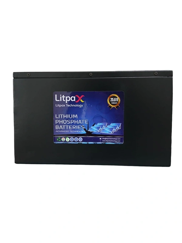 Litpax 25.6V 200Ah Lithium Phosphate Battery With Smart BMS App Control And 5 Years Warranty