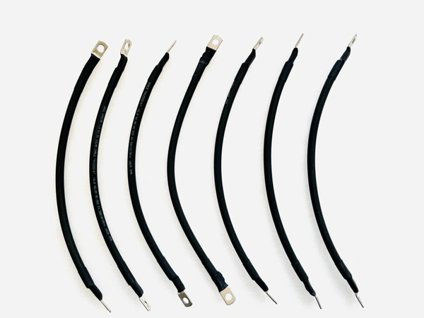 25 Sq. MM DC Battery Connecting Cable with Ring Lugs - 7 Pieces, 1 Feet