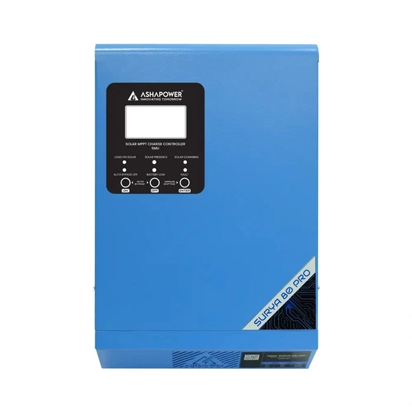 Ashapower Surya 80 Pro 12/24V 80A MPPT Solar Charge Controller SMU Vers.9.3