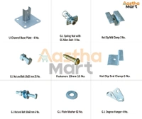 G.I. U Channel 2 Solar Panel Mounting Structure  -