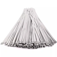 Cable Tie 300mm SS-304 Uncoated - 20 Pieces