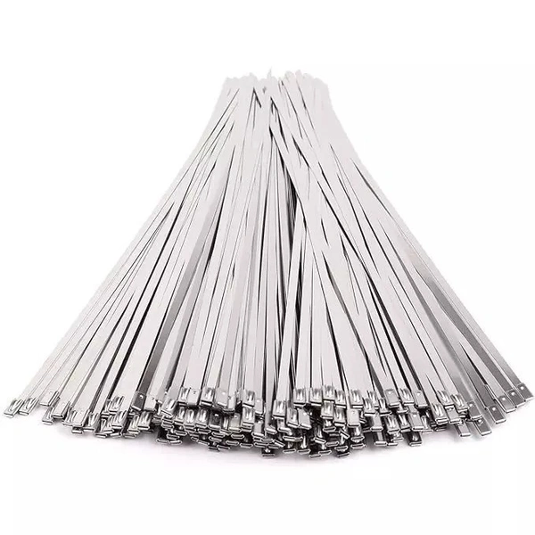 Cable Tie 300mm SS-304 Uncoated - 20 Pieces