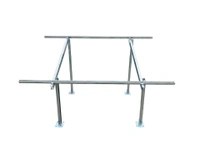 G.I. U Channel 2 Solar Panel Mounting Structure 