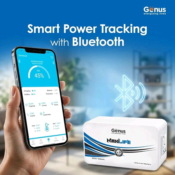Genus Flexion-M 12.8V 100Ah LifePO4 Battery 5 Year Warranty