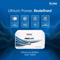 Genus Flexion-M 12.8V 100Ah LifePO4 Battery 5 Year Warranty