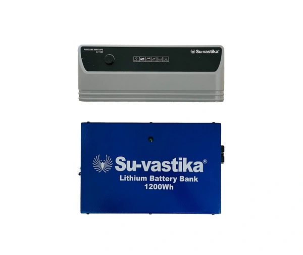 Su-Vastika 1100 12V Li Home UPS With 1200Wh Lithium Battery (Combo)