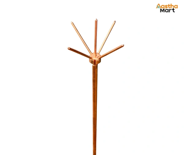 Copper Bonded Lightning Arrestor 1 Meter with ABS Base Plate
