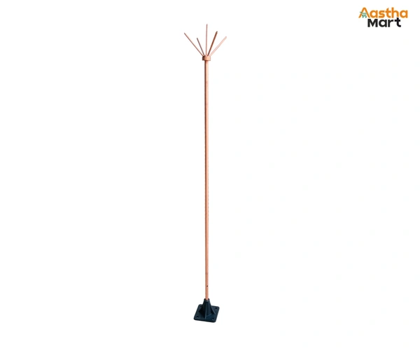 Copper Bonded Lightning Arrestor 1 Meter with ABS Base Plate