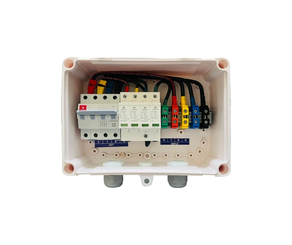 ACDB Three Phase with Havells 32A MCB and Havells AC SPD 320V (5KW- 14KW)