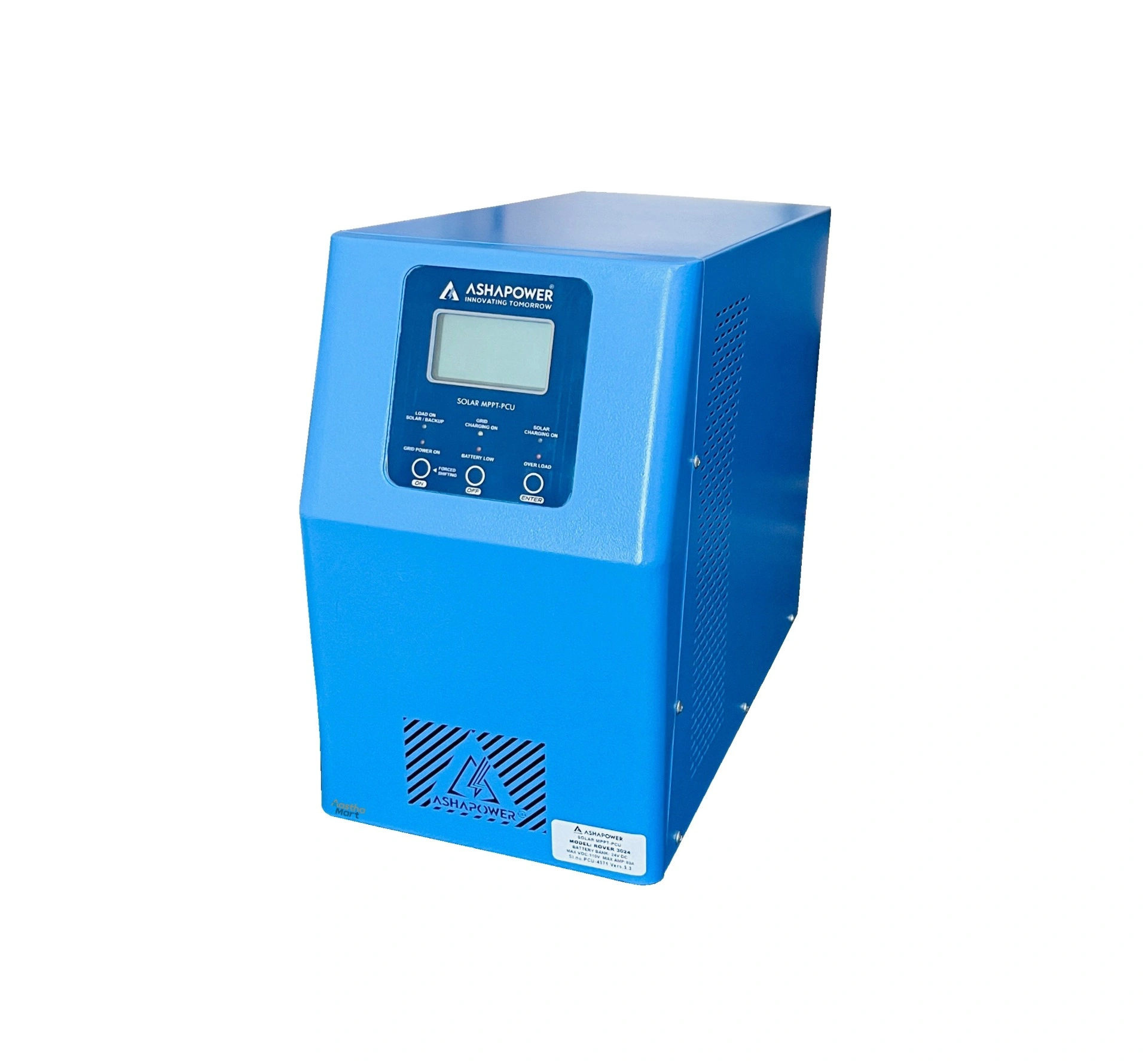 Ashapower Rover 3024 3KVA 24V Copper MPPT Solar PCU