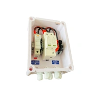 Solar DCDB 1 IN 1 OUT 600V 1KW - 4KW - Elmex Fuse + Havells 600V SPD